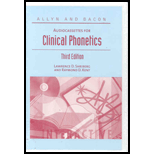 Clinical Phonetics (4 Audio Tapes)