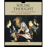 Social Thought  From the Enlightenment to the Present