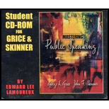 Mastering Public Speaking-Student CD -  George L. Grice, Box
