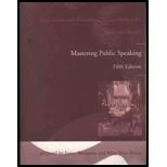 Mastering Public Speaking (Study Guide) -  George Grice and John Skinner, Paperback