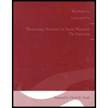 Elementary Statistics in Social Research : Essentials Workbook -  Jack Levin, Paperback