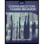 Communication and Human Behavior