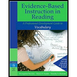 Evidence   Based Instruction in Reading  A Professional Development Guide to Vocabulary