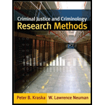 Criminal Justice and Criminology Research Methods