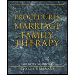 Procedures in Marriage and Family Therapy