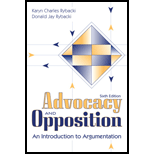 Advocacy and Opposition Introduction to Argumentation