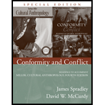 Cultural Anthropololgy Conformity and Conflict