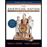 American Nation, Volume Two  With Study Card