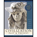 Civilization Past and Present, Volume II Primary Source Edition  With Study Card