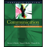 Communication Principles for a Lifetime, Portable Edition   Volume 1