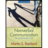 Nonverbal Communication in Everyday Life