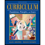 Curriculum Foundations, Principles, and Issues