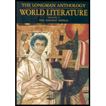 Longman Anthology of World Literature  Volume A  Package