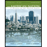 American Nation, The  A History of the United States to 1877, Volume I   With Study Guide