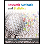 Research Methods and Statistics