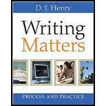 Writing Matters Process and Practice