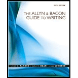 Allyn and Bacon Guide to Writing   Package