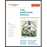 American People Creating a Nation and a Society to 1877 Volume 1 Vangobooks Edition