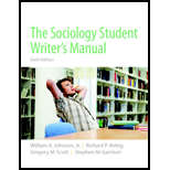 Sociology Student Writers Manual