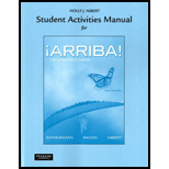 Arriba   Student Activities Manual