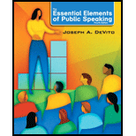 Essential Elements of Public Speaking