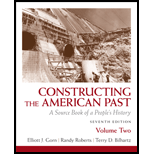 Constructing American Past, Volume 2