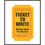 Ticket to Write Writing Skills for Success