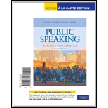 Public Speaking An Audience Centered Approach (Looseleaf)