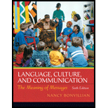 Language, Culture, and Communication  The Meaning of Messages