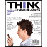 Think Public Relations by Dennis L. Wilcox - ISBN 9780205857258