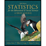 Statistics for Behavior and Social Sciences   Access