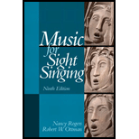 Music for Sight Singing   With Access