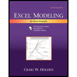 Excel Modeling In Investments  With Access