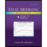 EXCEL MODELING IN CORP.FINANCE