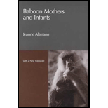 Baboon Mothers and Infants