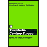 Readings in Western Civilization  Twentieth Century Europe, Volume IX