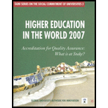 Higher Education in the World 2007