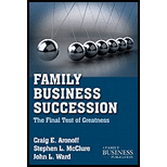 Family Business Succession The Final Test of Greatness