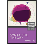 Syntactic Theory