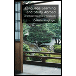 Language Learning and Study Abroad