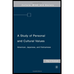 STUDY OF PERSONAL AND CULTURAL VALUE