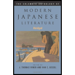 Columbia Anthol. of Modern Japanese Literature