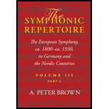 Symphonic Repertoire, Volume III, Part a