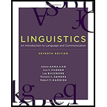 Linguistics Introduction to Language and Communication 7TH 17 Edition, by Adrian Akmajian - ISBN 9780262533263