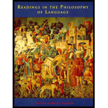 Readings in the Philosophy of Language