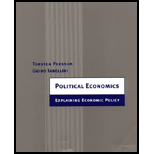 Political Economics  Explaining Economic Policy