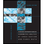 Econometric Analysis of Cross Section and Panel Data  Solution Manual