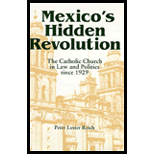 Mexicos Hidden Revolution  The Catholic Church in Law and Politics Since 1929