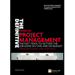 Definitive Guide to Project Management The Fast Track to Getting the Job Done on Time and on Budget