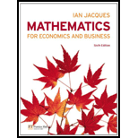 Mathematics for Economics and Business